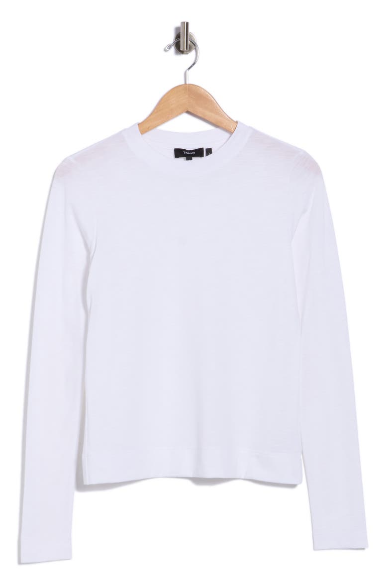 Tiny Long Sleeve T-Shirt, Main, color, WHITE