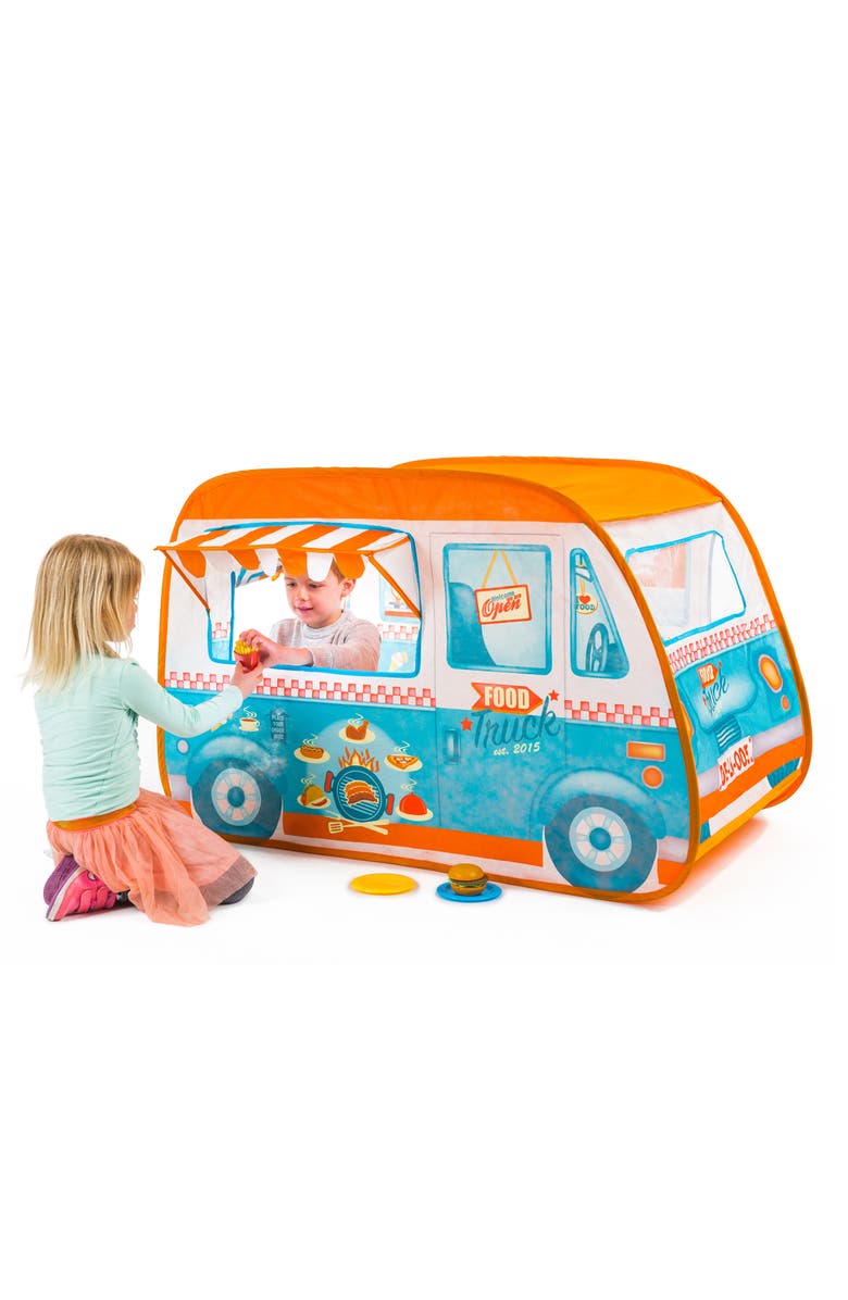 Fun2Give Pop It Up Play Tent Food Truck, Multicolor, Kids, Alternate, color, Orange