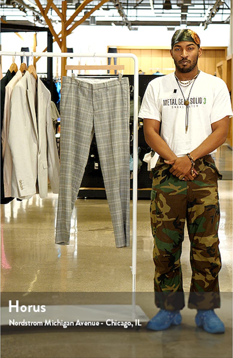 Percy Check Slim Trousers, sales video thumbnail