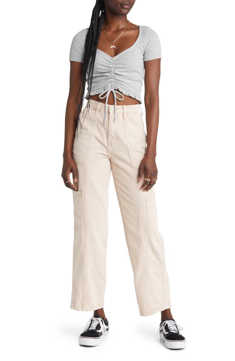 BP. Pointelle Knit Top, Alternate, color, 