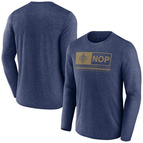 Men's Fanatics Branded Heather Navy New Orleans Pelicans Three-Point Play T-Shirt