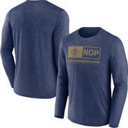 FANATICS Men's Fanatics Branded Heather Navy New Orleans Pelicans Three-Point Play T-Shirt