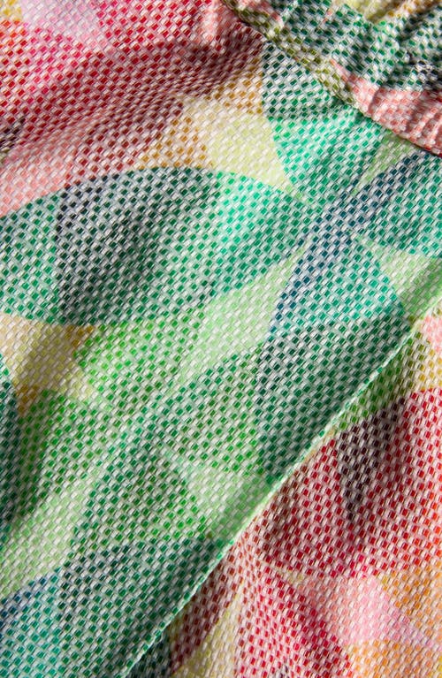 Cache Coeur Rosalie Wrap Front Maternity Skort In Pink/green Multi