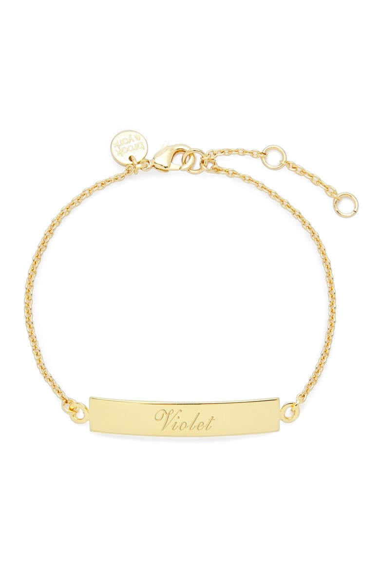 Elena Personalized Name Bracelet, Main, color, GOLD