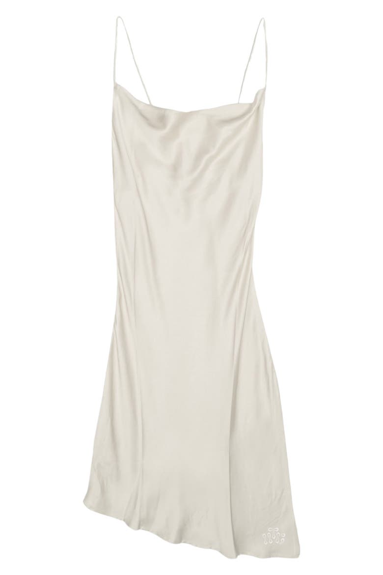 Asymmetric Slipdress, Alternate, color, BONE