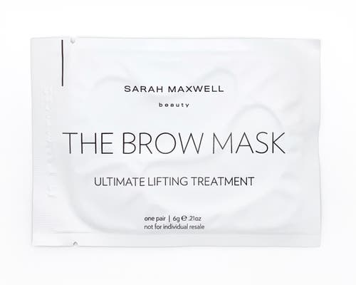 Sarah Maxwell Beauty The Brow Mask Hydrogel Mask