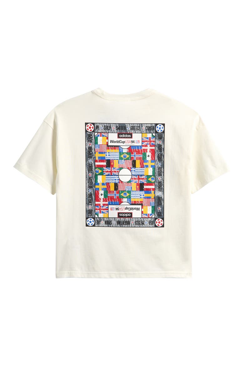x FIFA Kids' World Cup Flag Cotton Graphic T-Shirt, Alternate, color, OFF WHITE