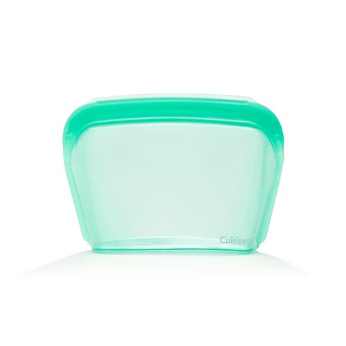 Cuisipro Pack-it Silicone Reusable Stand Up Storage Bag, 1300ml/44 oz In Green