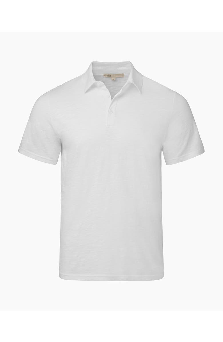 Onia Short Sleeve Polo, Alternate, color, White