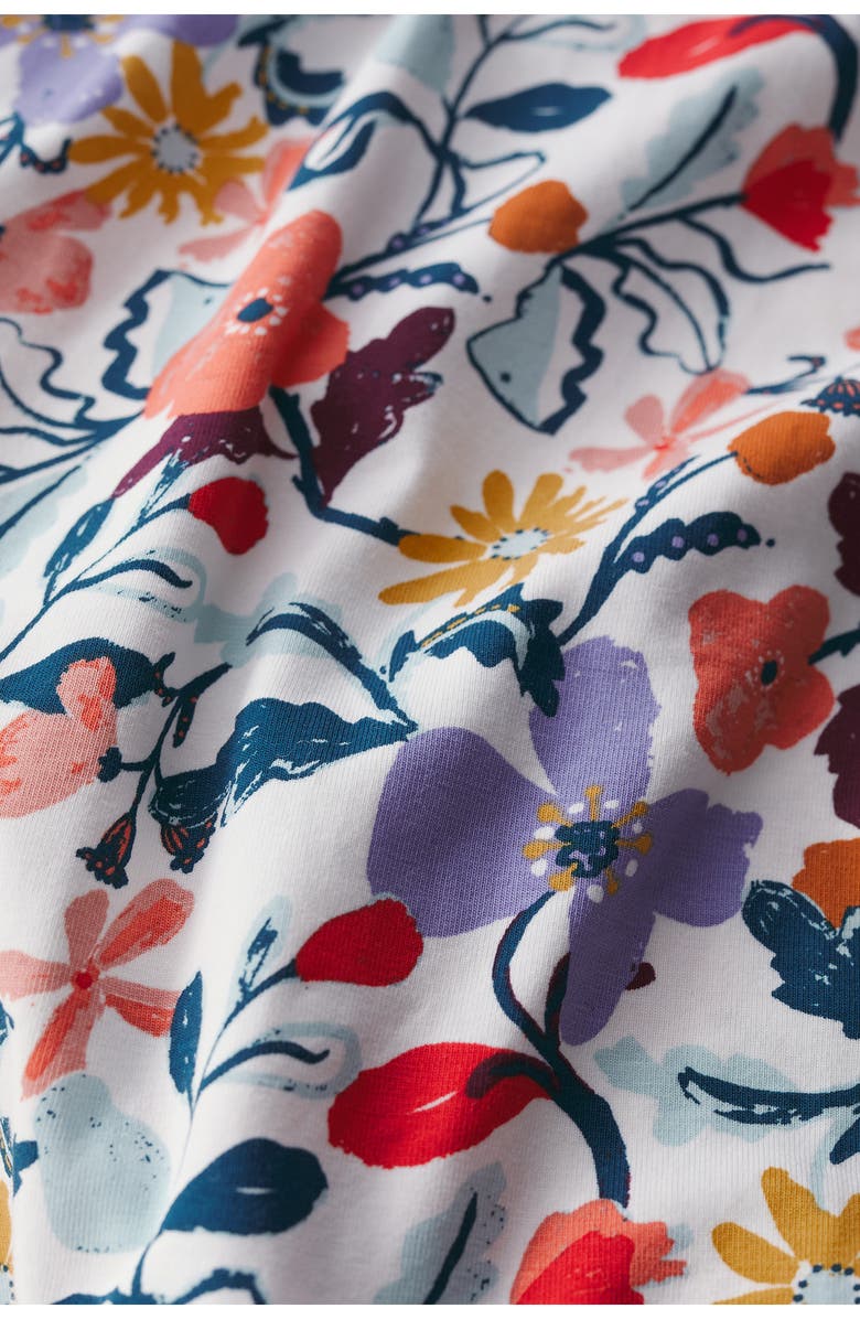Seasalt Cornwall Veronica Floral Stretch Organic Cotton Midi Dress, Alternate, color, Winding Meadow Mix