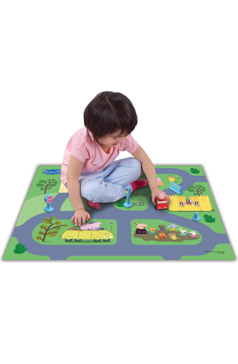 Imaginmat Deluxe Peppa Pig Floor Playmat, Alternate, color, Multicolored