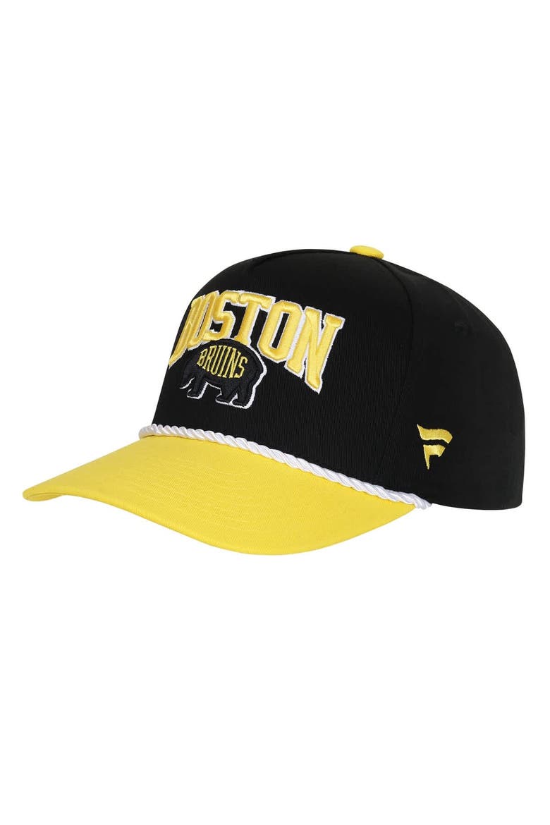 Youth Fanatics  Black Boston Bruins 2026 NHL Stadium Series Team A-Frame Adjustable Hat, Main, color, Black