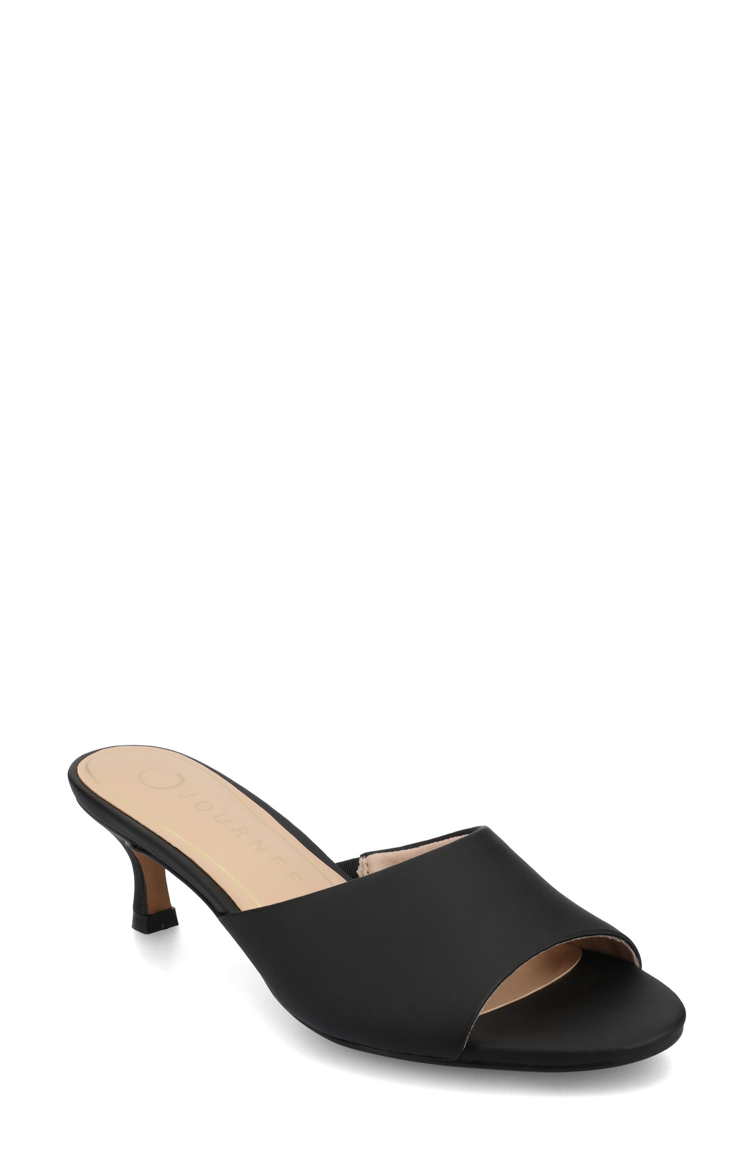 Journee Collection Jeylah Kitten Heel Slide Sandal, Main, color, 