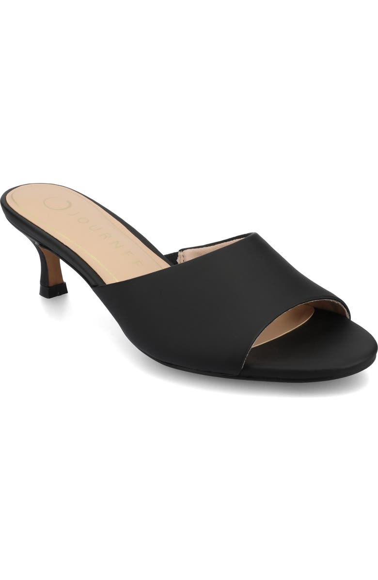 Journee Collection Jeylah Kitten Heel Slide Sandal, Main, color,