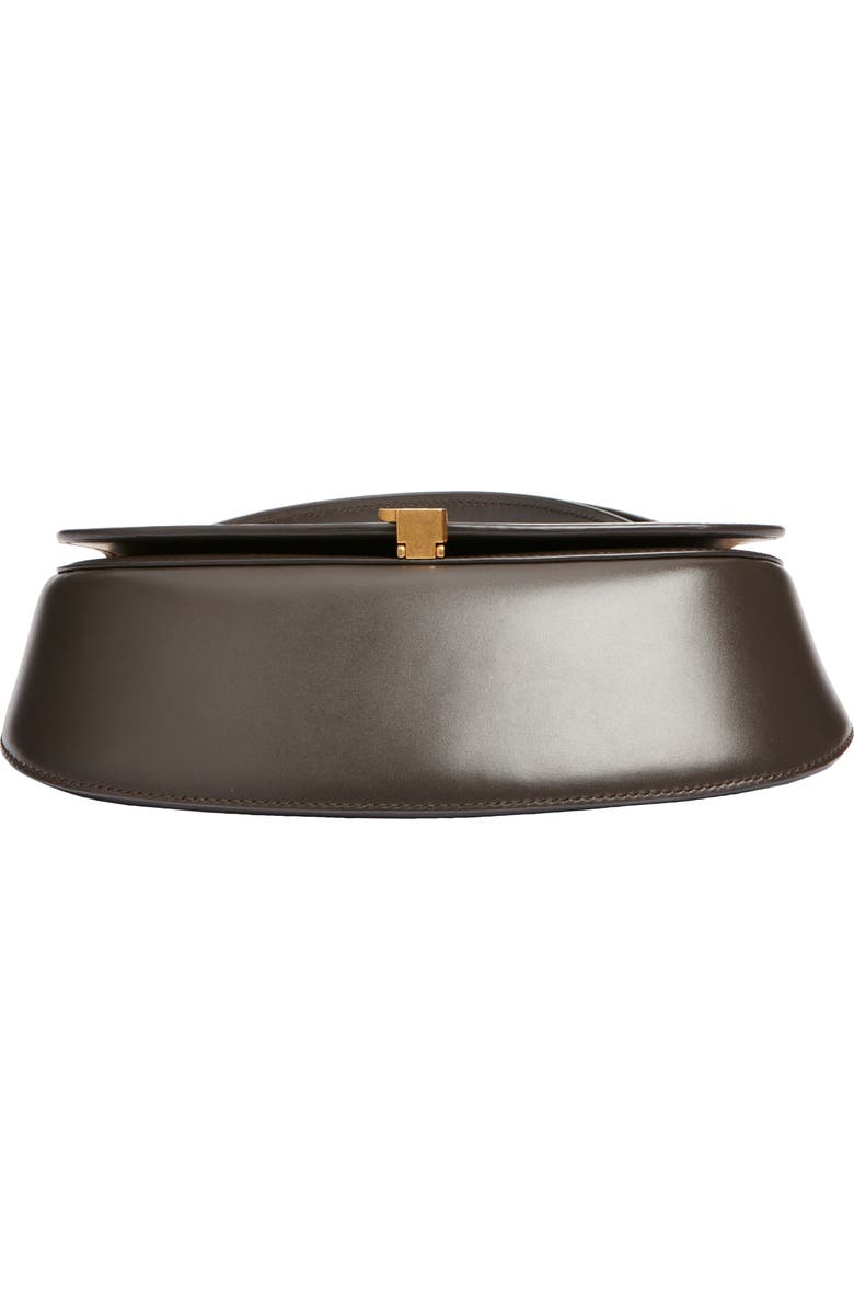 Saint Laurent Voltaire Box Leather Top Handle Bag, Alternate, color, Urban Grey