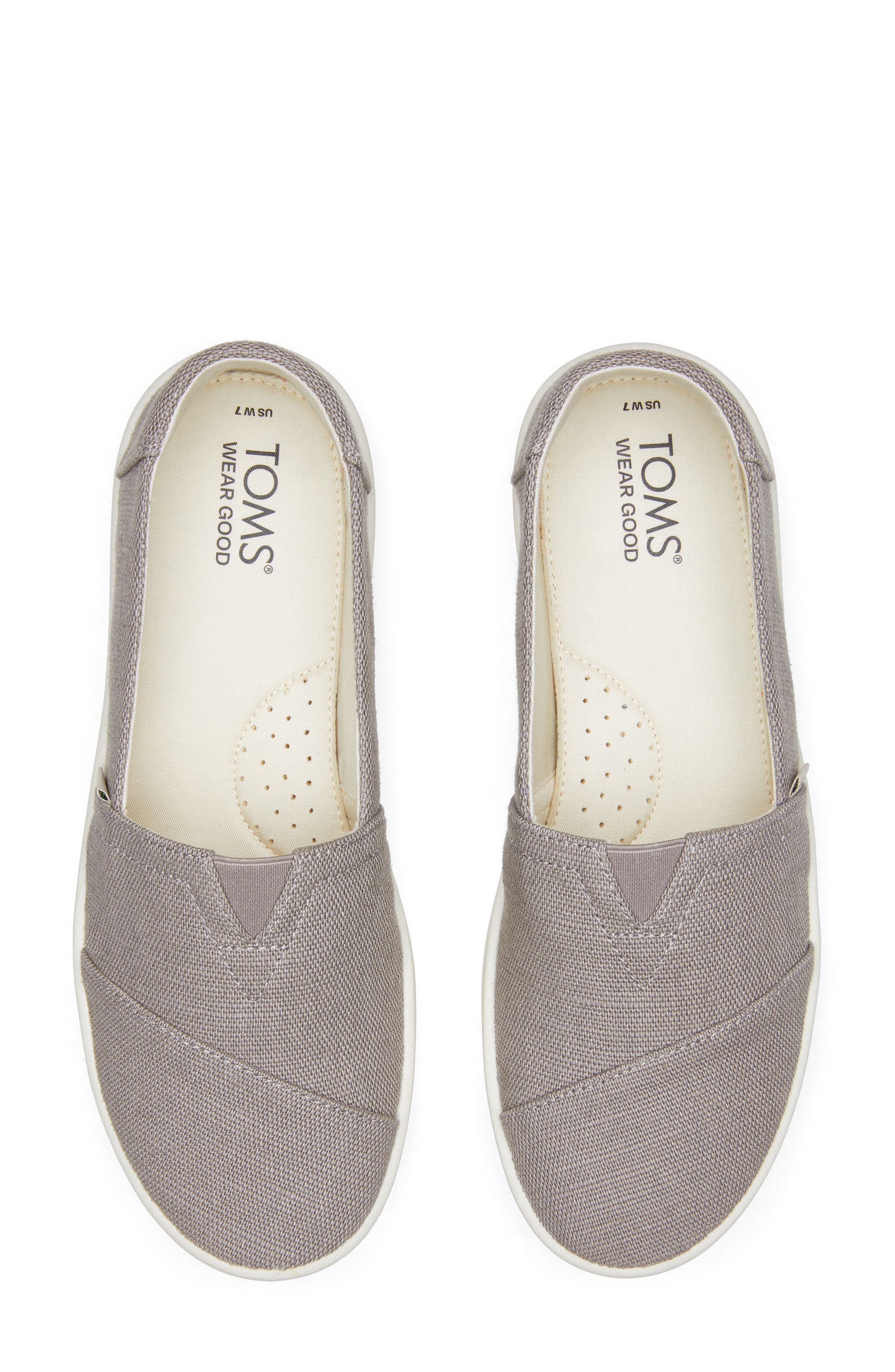 Verona Platform Slip-On Sneaker, Alternate, color, LIGHT GREY