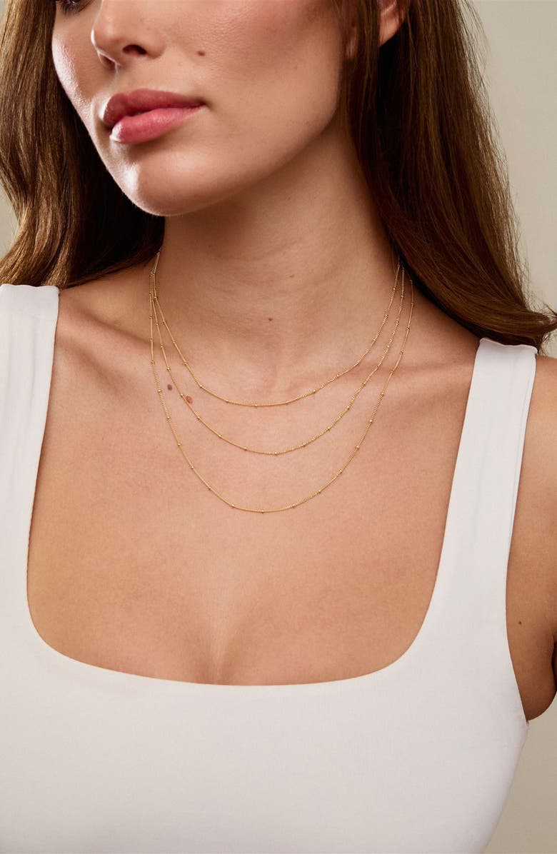 Set & Stones Kennedy Layered Necklace, Alternate, color, Gold