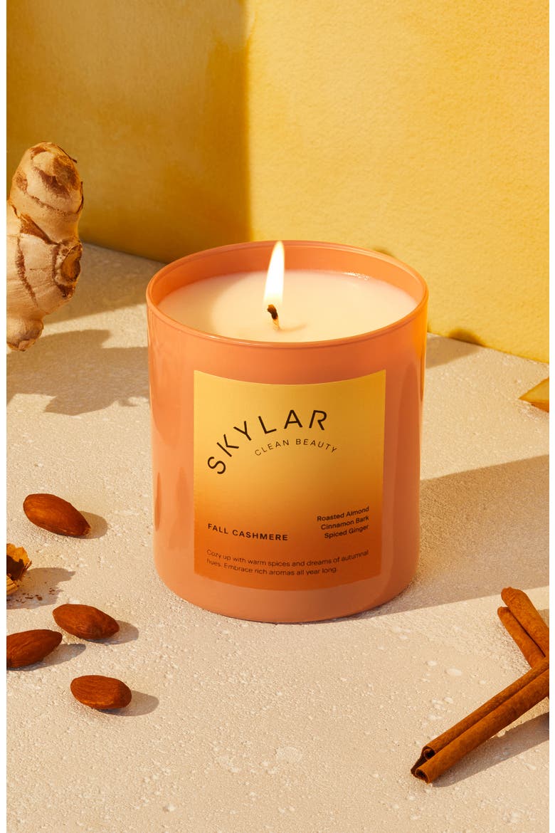 Fall Cashmere Scented Candle, Alternate, color, NO COLOR