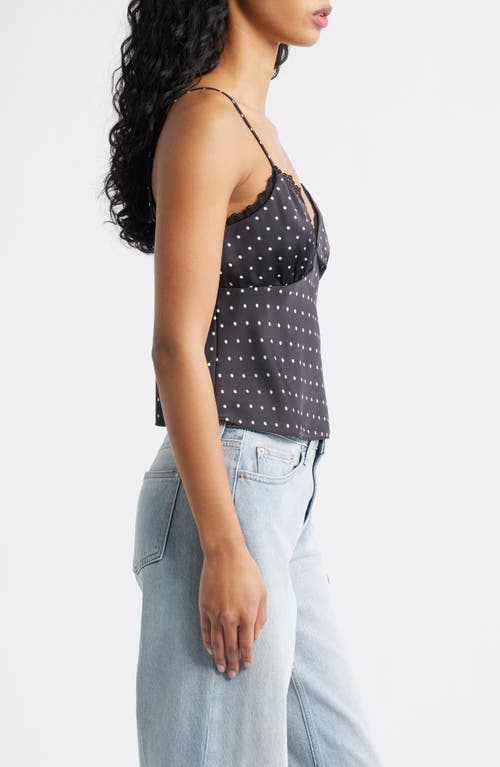 Bp. Lace Trim Camisole In Blue