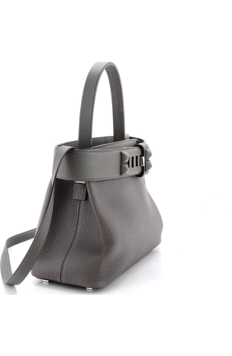 Pre-Owned Hermes Medor Handbag Togo, Alternate, color, Gris Meyer