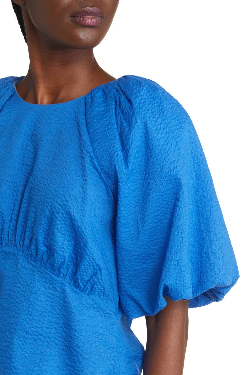 FRAME Puff Sleeve Cotton Crop Top, Alternate, color, 