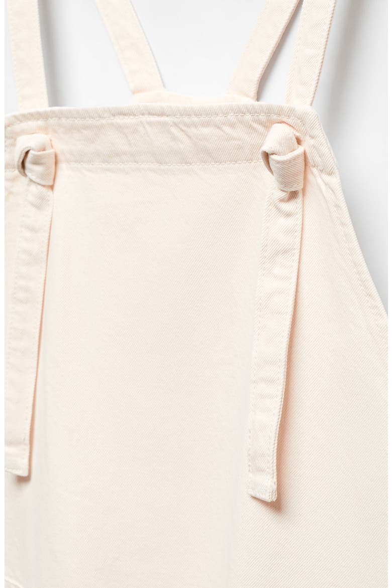 Denim Maternity Overalls, Alternate, color, OFF WHITE