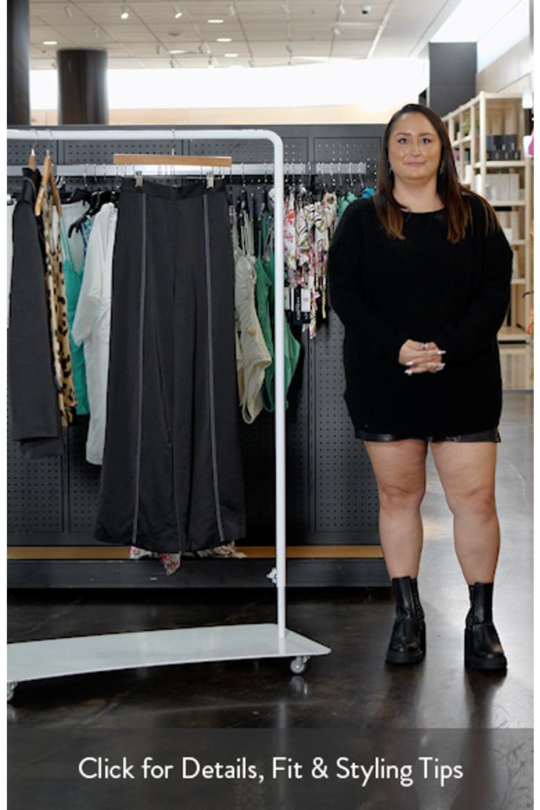 Theah Topstitch Wide Leg Pants video