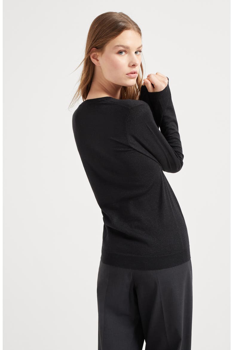 Sparkling sweater, Alternate, color, Black