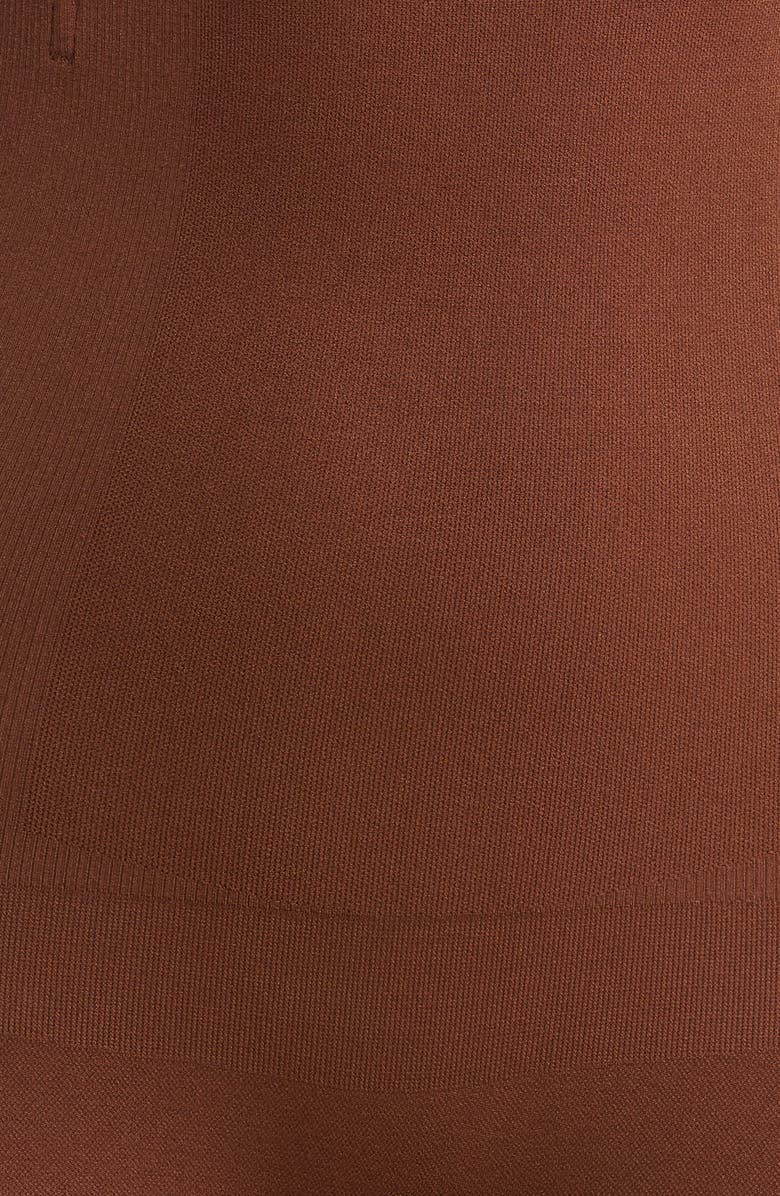Shapermint Essentials High Waist Shaper Shorts, Alternate, color, Chocolate
