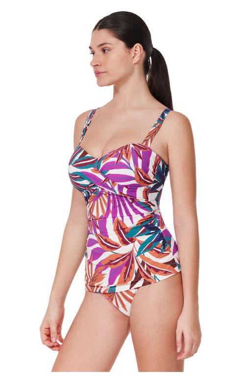 Gottex Plantopia D-cup Tankini Top In Multi