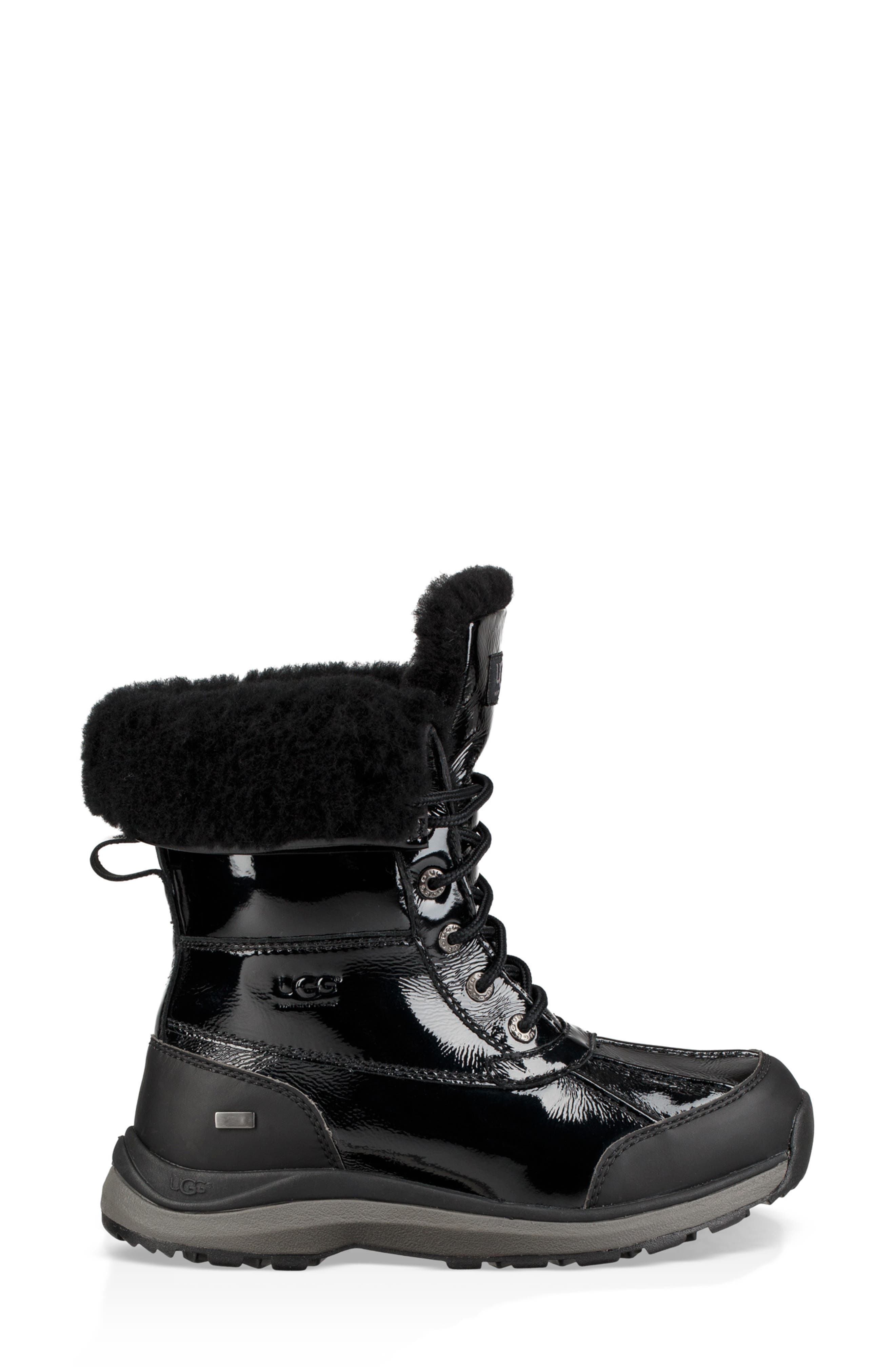 UGG<sup>®</sup> Adirondack III Waterproof Insulated Patent Winter Boot, Alternate, color, 