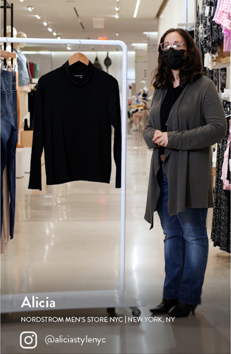 Scrunch Neck Fleece Sweater, sales video thumbnail