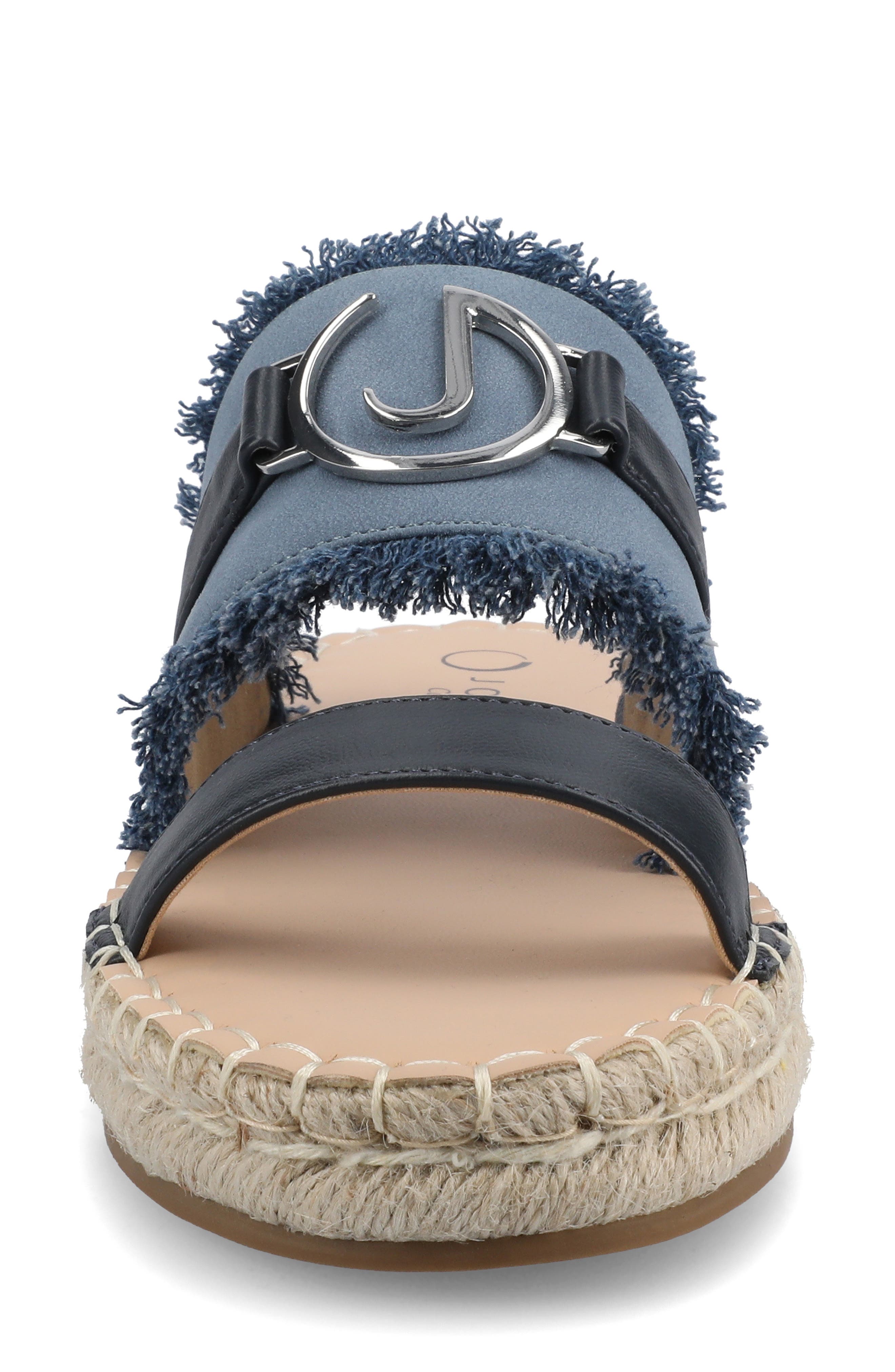 Keelee Espadrille Slide Sandal, Alternate, color, NAVY