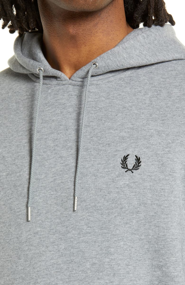 Fred Perry Tipped Cotton Blend Hoodie, Alternate, color, 