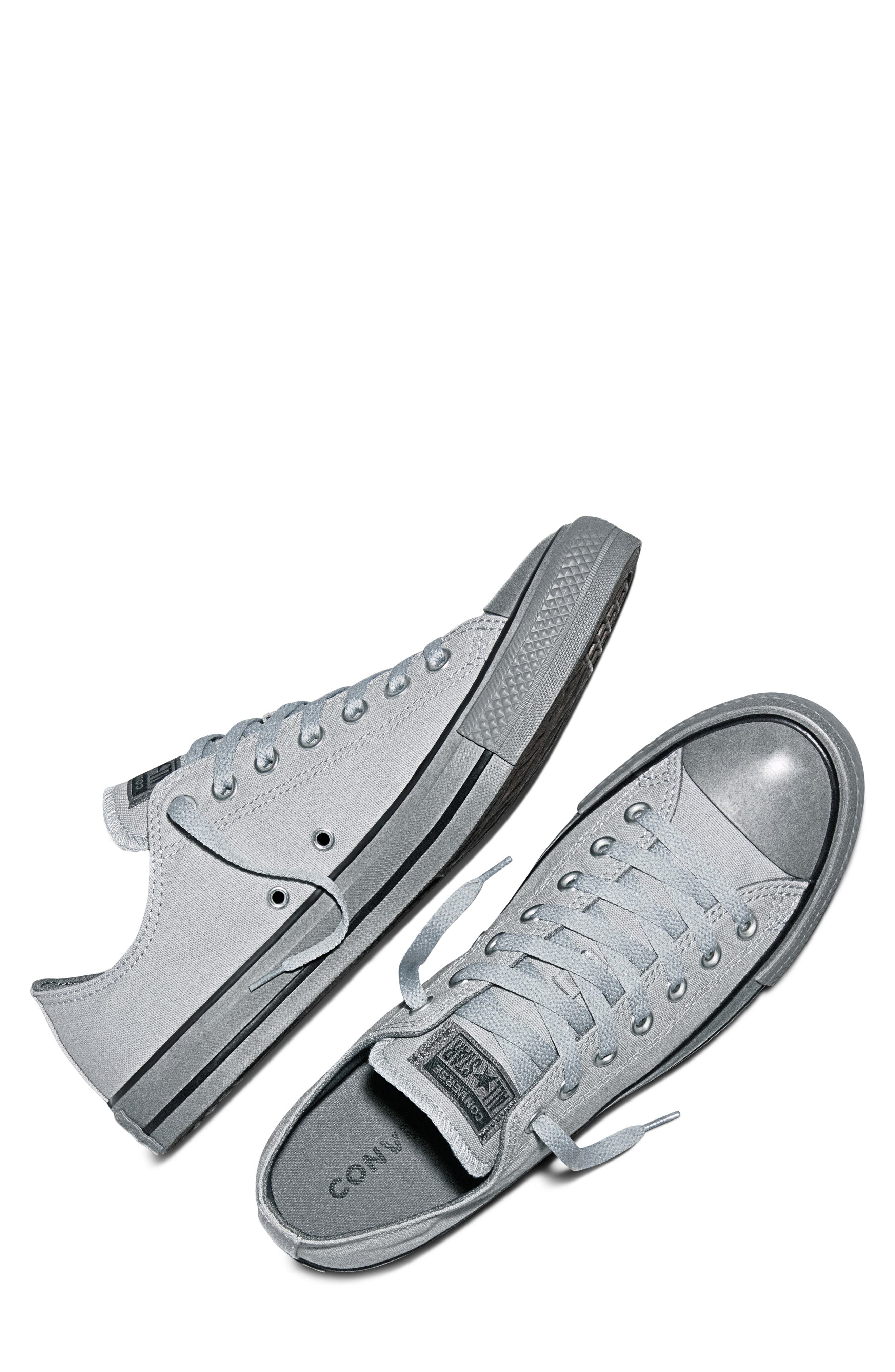 Converse Chuck Taylor<sup>®</sup> All Star<sup>®</sup> Color Pop Low Top Sneaker, Alternate, color, Grey Area/ Darker Grey/ Black