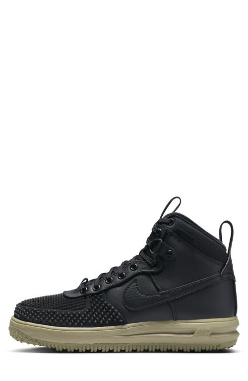 Nike Lunar Force 1 Lace-up Boot In Black