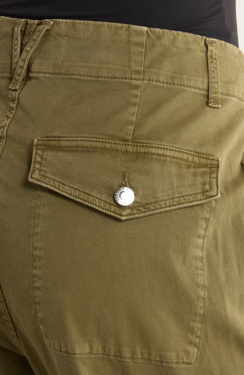 Veronica Beard Arya Crop Straight Leg Pants, Alternate, color, Army Green