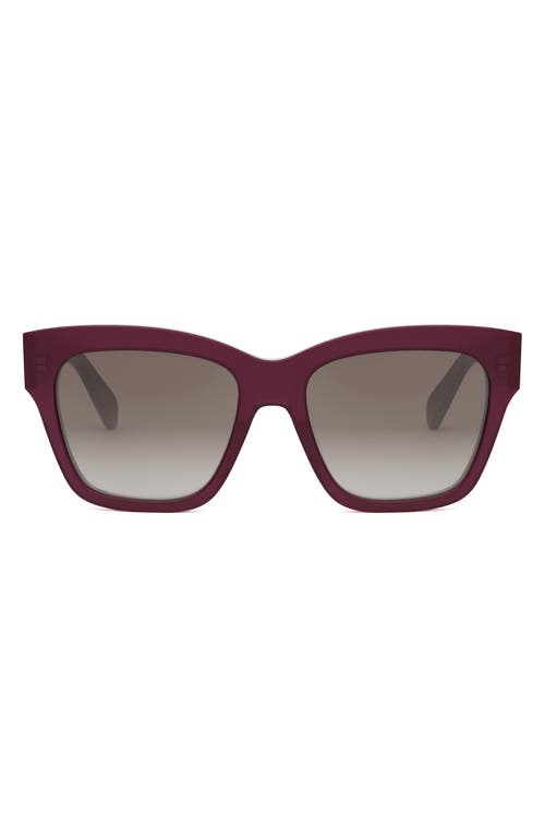 Celine Triomphe 55mm Round Sunglasses
