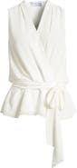 NIKKI LUND Golriz Wrap Tie Waist Sleeveless Top