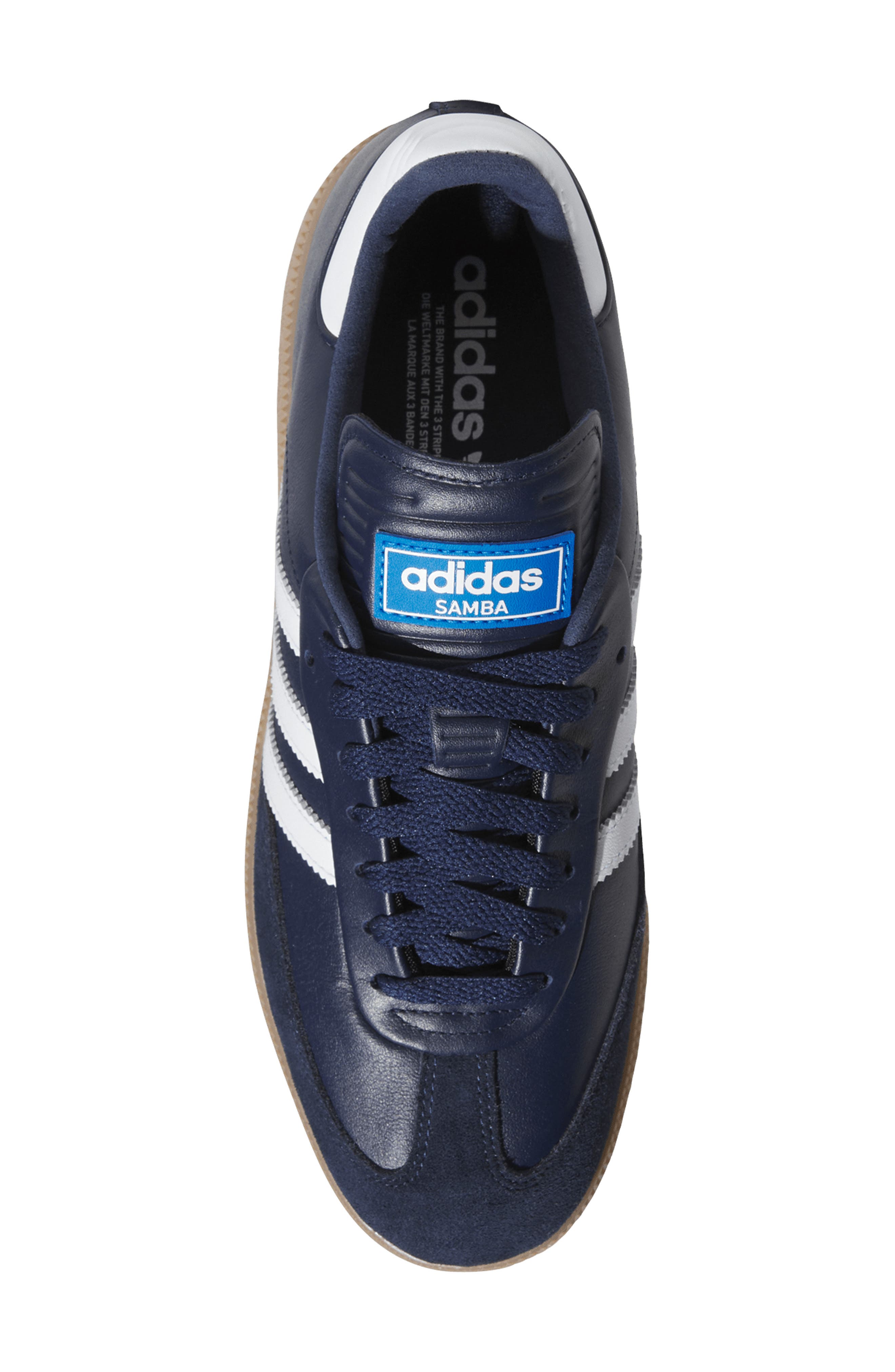 adidas Samba Golf Shoes, Alternate, color, Indigo/ White