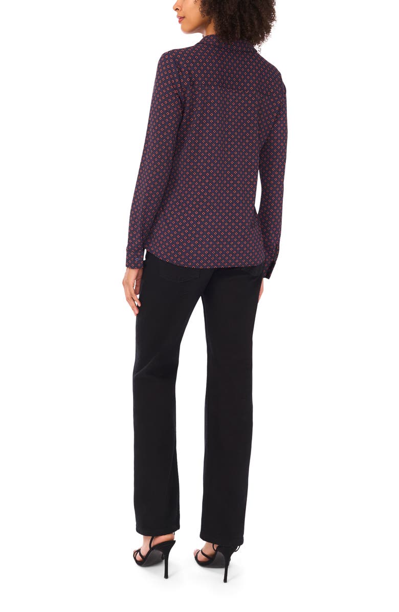 Halogen<sup>®</sup> Print Button-Up Shirt, Alternate, color, Mauvewood