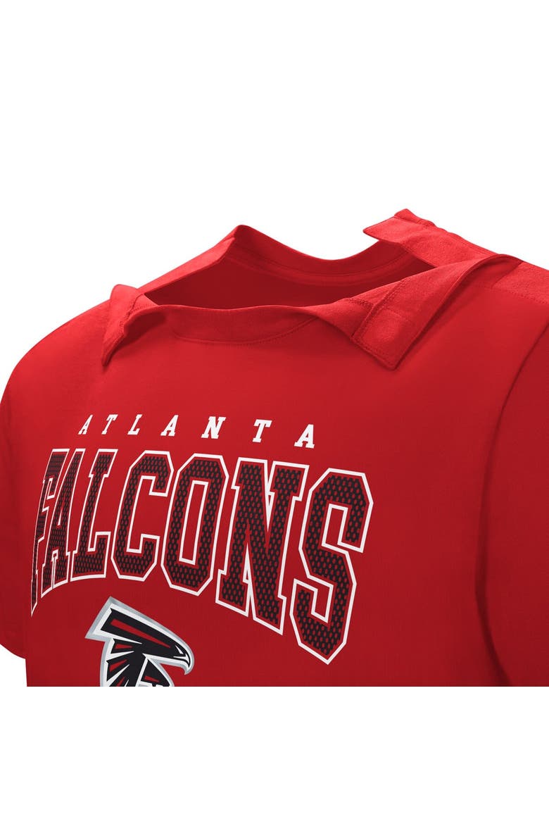 Men's  Red Atlanta Falcons Home Team Adaptive T-Shirt, Alternate, color, Red