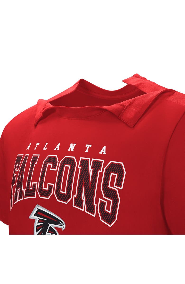 NFL Men's  Red Atlanta Falcons Home Team Adaptive T-Shirt, Alternate, color, Red