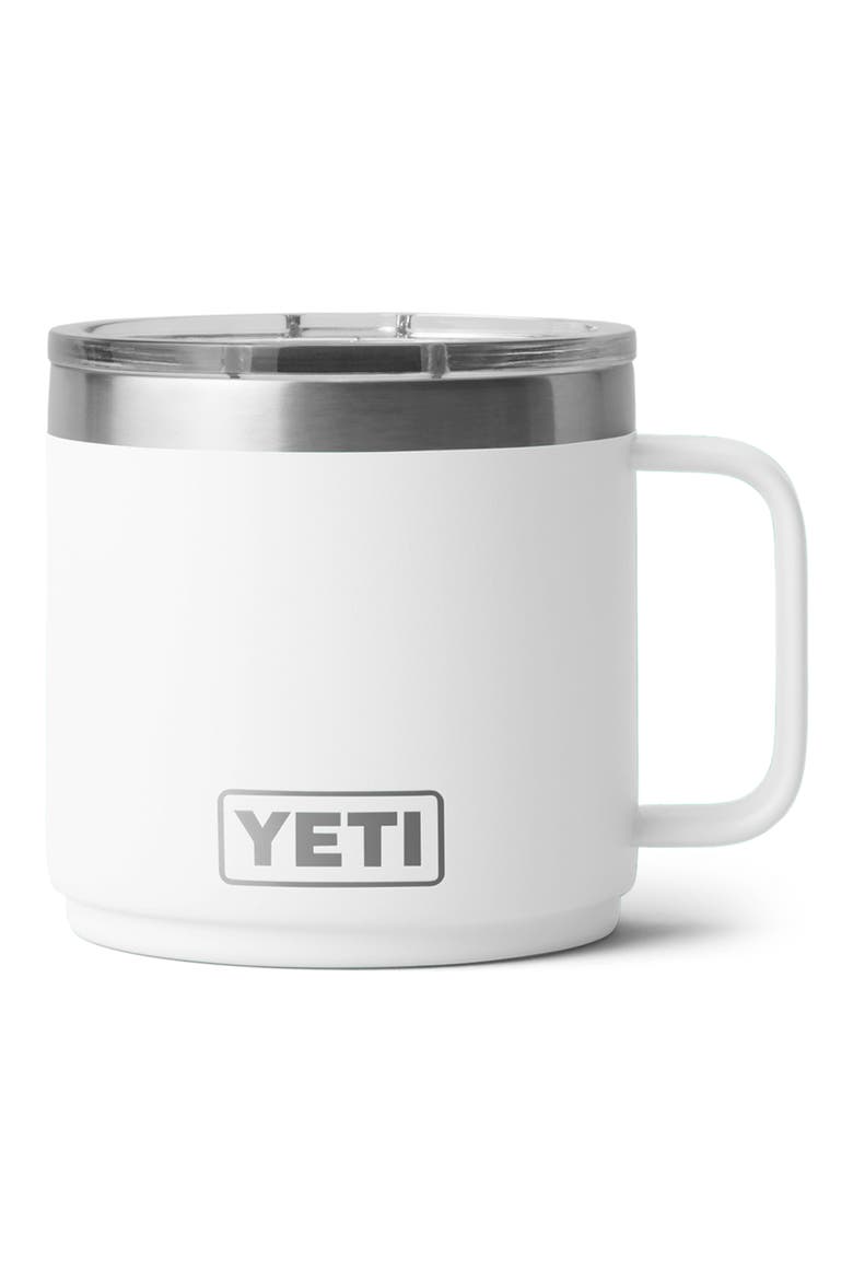 Rambler 14-Ounce Stackable Mug, Main, color, WHITE