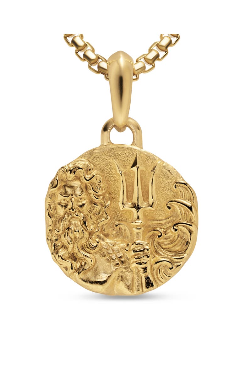Poseidon Amulet, Alternate, color, GOLD