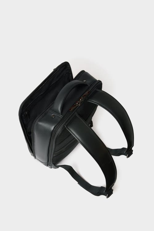 Osprey London The Charlie Leather Backpack In Black