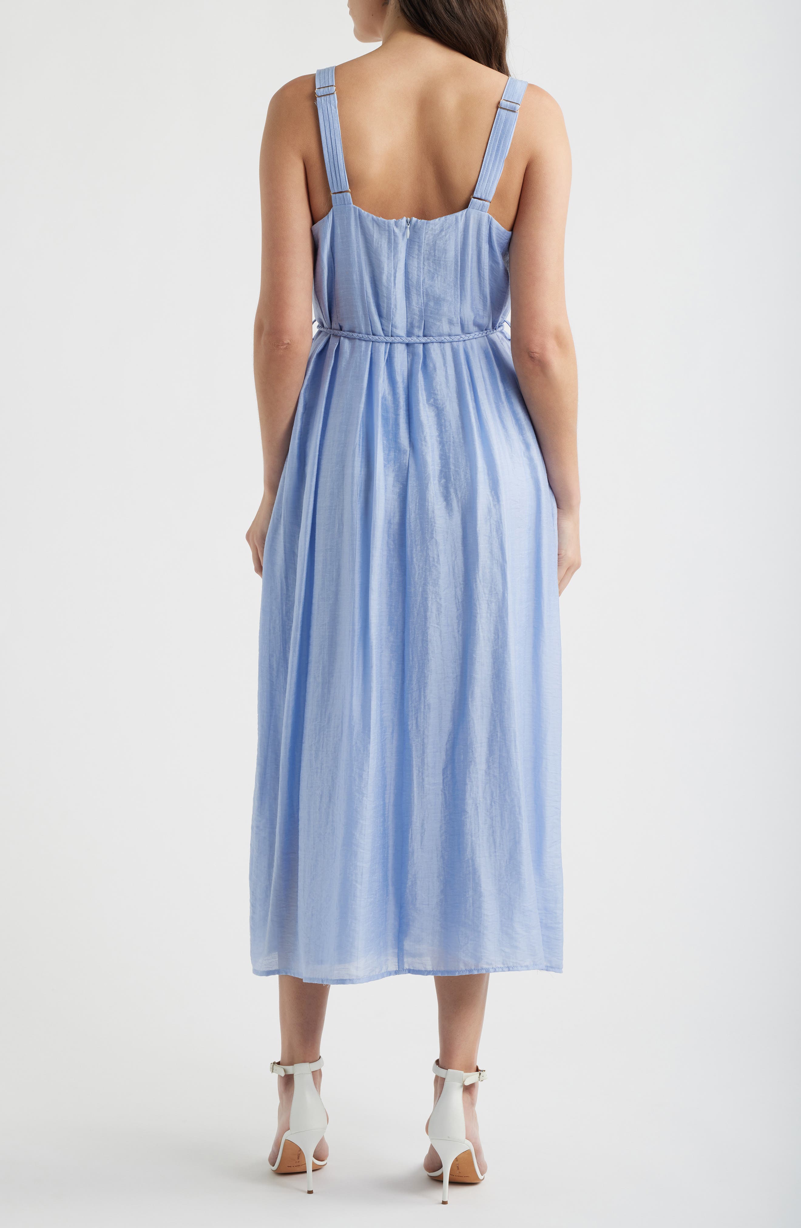 Claudia Tie Waist Midi Dress - image 2