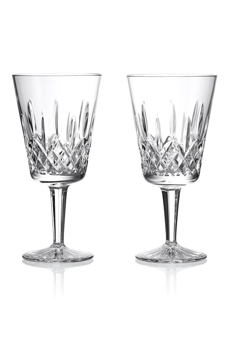 Lismore Set of 2 Medium Goblets, Main, color, NO COLOR