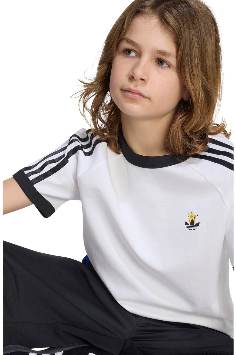 Kids' Graphic Ringer T-Shirt, Alternate, color, WHITE