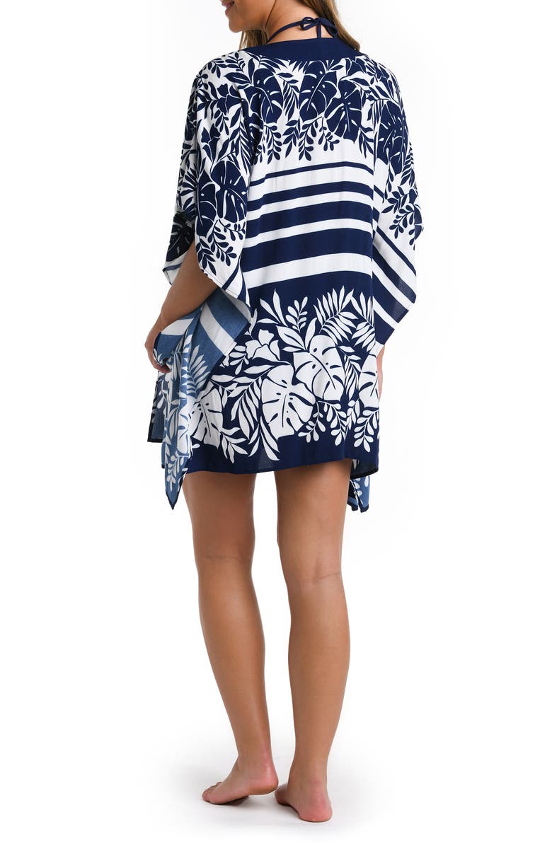 La Blanca Lace-Up Cover-Up Caftan, Alternate, color,